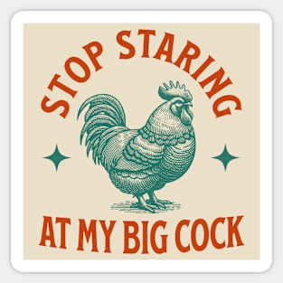 Stop Staring At My Big Cock Sticker